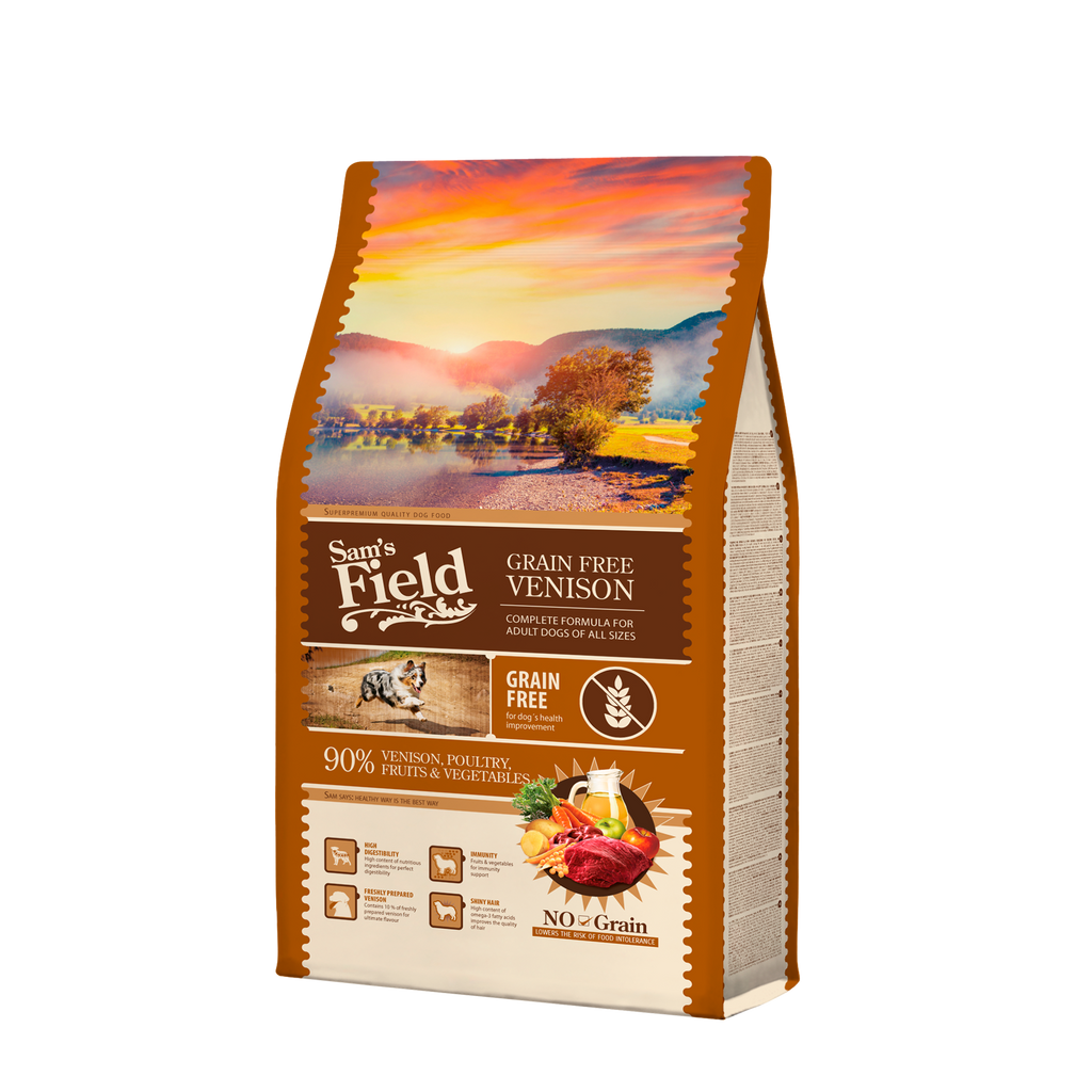 Sam's field hundefoder kornfrit-gratis levering